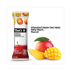 That's it. Nutrition Bar, Gluten Free Apple and Mango Fruit, 1.2 oz Bar, 12/Box