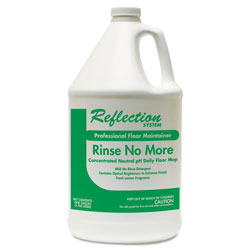 Theochem Laboratories Rinse-No-More Floor Cleaner, Lemon Scent, 1 gal, Bottle, 4/Carton (445THEO)