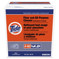 Tide Professional Floor and All-Purpose Cleaner, Powder, 36 lb. Box (02364PG)