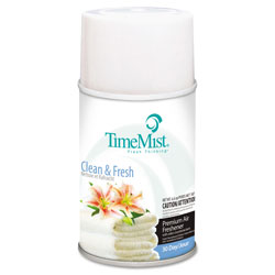 Timemist Premium Metered Air Freshener Refill, Clean N Fresh, 6.6 oz Aerosol