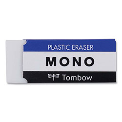 Tombow Eraser, For Pencil Marks, Rectangular Block, Small, White