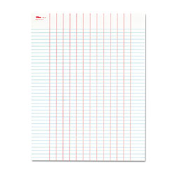 TOPS Data Pad with Plain Column Headings, Data/Lab-Record Format, 13 Columns, 50 White 8.5 x 11 Sheets
