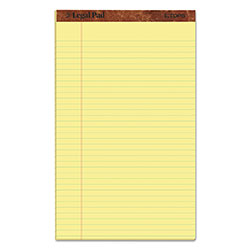 TOPS  inThe Legal Pad in Plus Ruled Perforated Pads with 40 pt. Back, Wide/Legal Rule, 50 Canary-Yellow 8.5 x 14 Sheets, Dozen