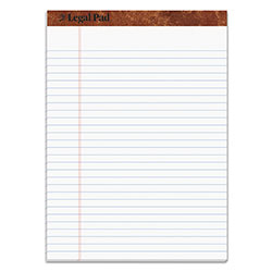 TOPS  inThe Legal Pad in Ruled Perforated Pads, Wide/Legal Rule, 50 White 8.5 x 11.75 Sheets