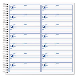 TOPS Voice Mail Log Book, 8.5 x 8.25, 1/Page, 1,400 Forms