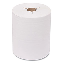 Tork Advanced Hand Towel Roll, Notched, 1-Ply, 8 x 11, White, 491/Roll, 12 Rolls/Carton