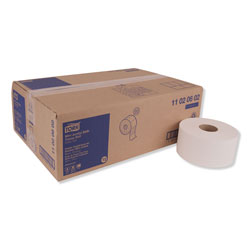 Tork Advanced Jumbo Bath Tissue, Septic Safe, 2-Ply, White, 3.48 in x 751 ft, 12 Rolls/Carton