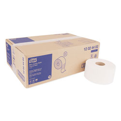 Tork Advanced Mini-Jumbo Roll Bath Tissue, Septic Safe, 2-Ply, White, 3.48 in x 751 ft, 12 Rolls/Carton