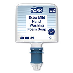 Tork Mild Foam Soap S26, Unscented, 2 L Bottle, 2/Pack