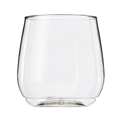 TOSSWARE Clear 12 oz. Shatterproof Wine and Cocktail Tumbler Jr., 48 Pack