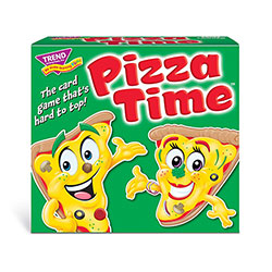 Trend Enterprises Pizza Time Three Corner Card Game - Mystery - 2 to 4 Players