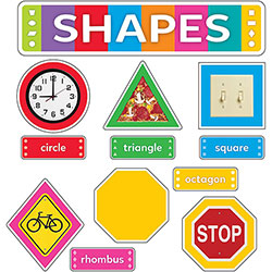 Trend Enterprises Shapes All Around Us Learning Set - Learning Theme/Subject