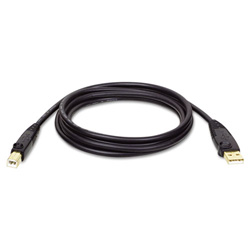 Tripp Lite USB 2.0 A/B Cable (M/M), 10 ft., Black