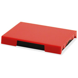 Trodat 4727 Dater Replacement Pad - 1 - 1.6 in, x 2.5 in Width - Red - Plastic