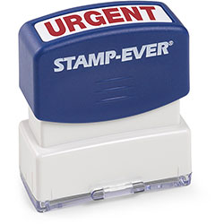 Trodat Pre-inked URGENT Message Stamp - Message Stamp -  inURGENT in - 0.56 in Impression Width x 1.69 in Impression Length - Red