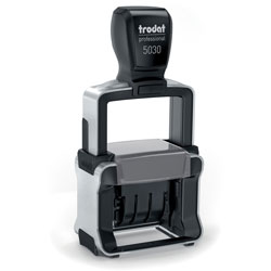 Trodat Professional Date Stamp - Date Stamp - 10000 Impression(s) - Black - Recycled - 1