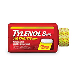 Tylenol® 8-Hour Arthritis Pain Extended Release Tablets, 650 mg, 290/Bottle