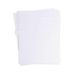 U Brands Data Card Replacement Sheet, 8.5 x 11 Sheets, White, 10/Pack