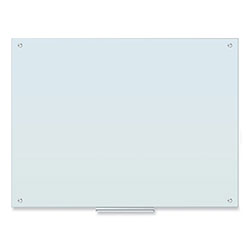 U Brands Glass Dry Erase Board, 47 x 35, White Surface