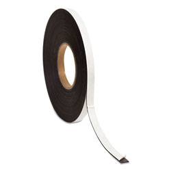 U Brands Magnetic Adhesive Tape Roll, 0.5 in x 50 ft, Black, 1/Roll