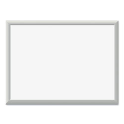 U Brands Magnetic Dry Erase Board with Aluminum Frame, 24 x 18, White Surface, Silver Frame