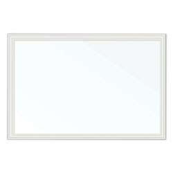 U Brands Magnetic Dry Erase Board with Decor Frame, 30 x 20, White Surface and Frame