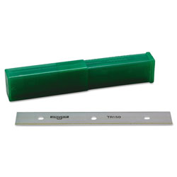 Unger ErgoTec Glass Scraper Replacement Blades, 6 in Double-Edge, 25/Pack