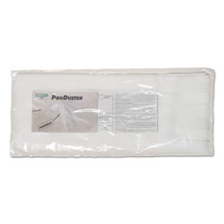 Unger ProDuster Disposable Replacement Sleeves, Polyester, White, 7 in x 18 in, 50/Pack