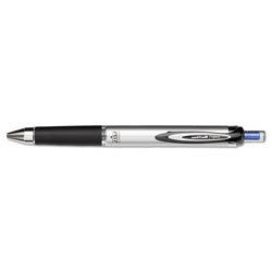 Uni-Ball 207 Impact Retractable Gel Pen, Bold 1mm, Blue Ink, Black/Blue Barrel