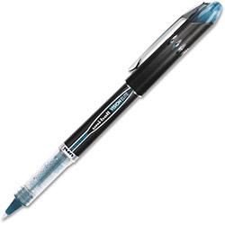 Uni-Ball Rollerball Gel Pen, Refill, Micro Pt, .5mm, 12/BX, BE/BK Ink