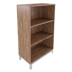 Union & Scale™ Essentials Laminate Bookcase, Three-Shelf, 28 x 15 x 45.6, Espresso