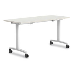 Union & Scale™ Workplace2.0 Nesting Training Table, Rectangular, 24 x 29.5 x 60, Silver Mesh