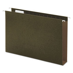 Universal Box Bottom Hanging File Folders, 2" Capacity, Legal Size, 1/5-Cut Tabs, Standard Green, 25/Box (UNV14152)