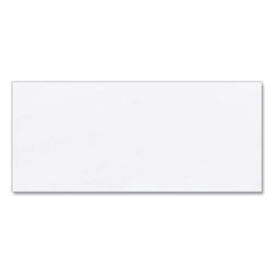 Universal Open-Side Business Envelope, #10, Commercial Flap, Diagonal Seam, Gummed Closure, 4.13 x 9.5, White, 500/Box