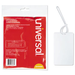 Universal Laminating Pouches, 5 mil, 2.5 in x 4.25 in, Gloss Clear, 25/Pack