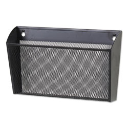 Universal Metal Mesh Wall File, Letter Size, 14.13 in x 3.38 in x 13 in, Black