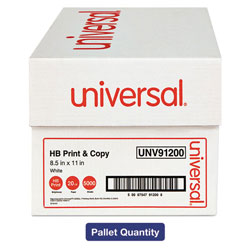 Universal Multipurpose Paper, 95-96 Bright, 20 Lb, 8 1/2 X 11, White, 40 Cartons/pallet