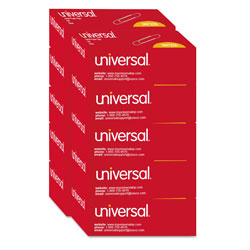 Universal Paper Clips, Jumbo, Smooth, Silver, 100 Clips/Box, 10 Boxes/Pack (UNV72220)