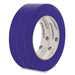 Universal Premium Blue Masking Tape with UV Resistance, 3 in Core, 18 mm x 54.8 m, Blue, 2/Pack