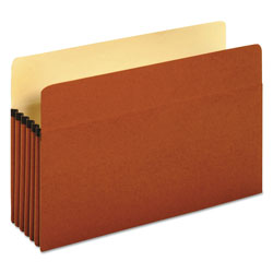 Universal Redrope Expanding File Pockets, 5.25" Expansion, Legal Size, Redrope, 10/Box (UNV15363)