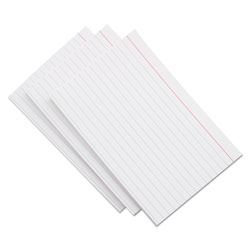 Universal Ruled Index Cards, 3 x 5, White, 500/Pack (UNV47215)