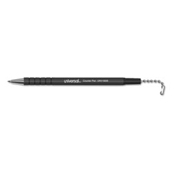 Universal Ballpoint Counter Pen, Medium 0.7 mm, Black Ink, Black