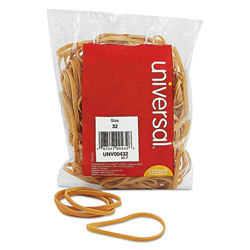 Universal Rubber Bands, Size 32, 0.04 in Gauge, Beige, 4 oz Box, 205/Pack