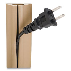 UT Wire® Compact Cord Protector and Concealer, 1.6 in x 5 ft, Beige