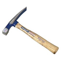 Vaughan Bricklayer's Hammers, 24 oz, 11 1/2 in, Hickory Handle
