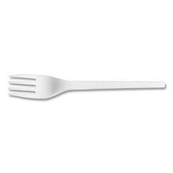 Vegware™ White CPLA Cutlery, Fork, 1,000/Carton