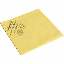 Vileda MicronQuick Microfiber Cloths, Cloth, 14.96 in Width x 15.75 in Length, 20/Pack, Yellow