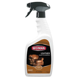 Weiman Products Leather Cleaner and Conditioner, Floral Scent, 22 oz Trigger Spray Bottle, 6/CT