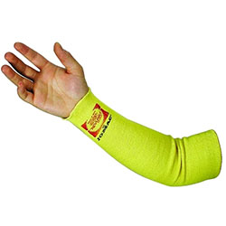 Wells Lamont Kevlar Sleeves, 18 in Long, Elastic Closure, One Size Fits Most, Yellow