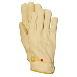 Wells Lamont Grips Ball and Tape Drivers Gloves, Palomino Grain Cowhide, Large, Unlined, Tan